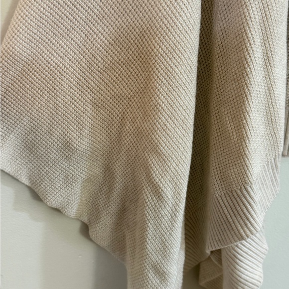 Lululemon Forward Flow Cape Heathered Angel Wing Knit Poncho OS Cashmere Soft - Picture 6 of 9